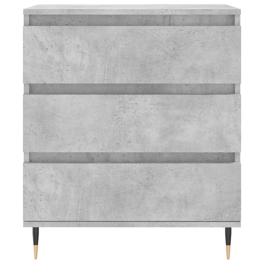 vidaXL Credenza Grigio Cemento 60x35x70 cm in Legno Multistrato