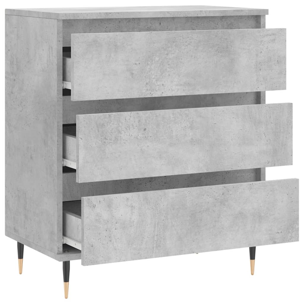 vidaXL Credenza Grigio Cemento 60x35x70 cm in Legno Multistrato