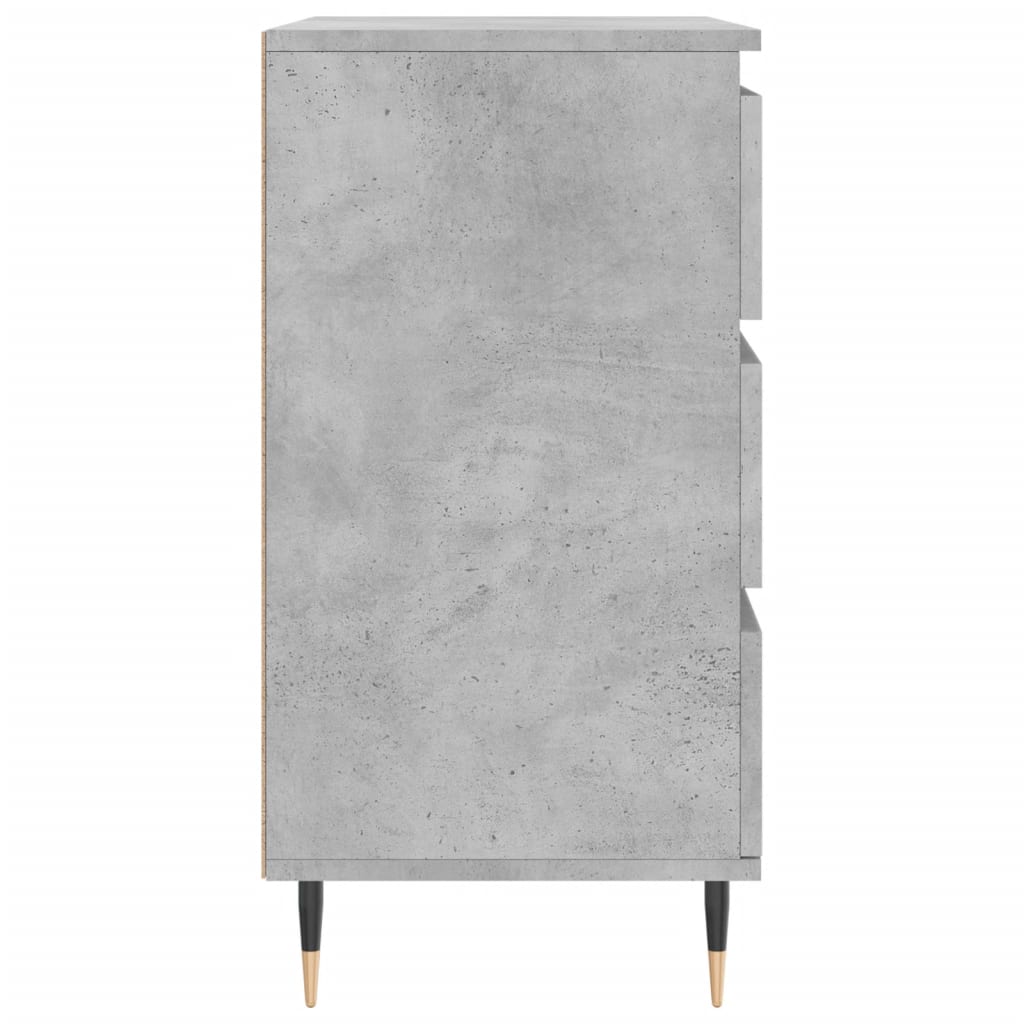 vidaXL Credenza Grigio Cemento 60x35x70 cm in Legno Multistrato