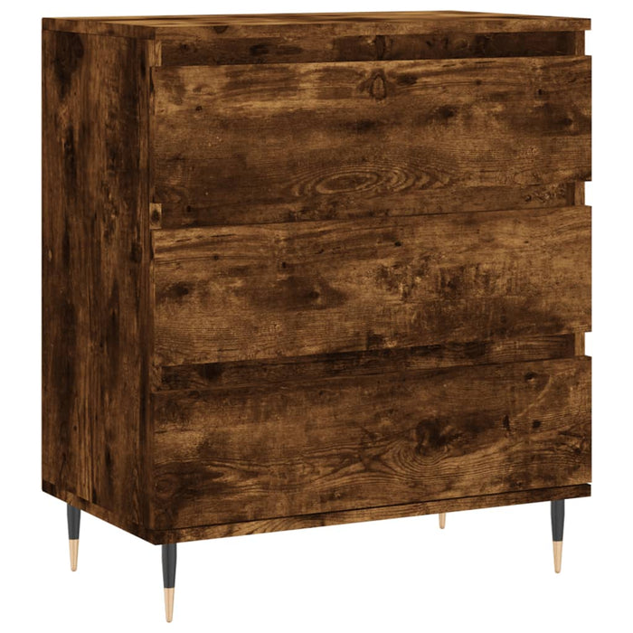 vidaXL Credenza Rovere Fumo 60x35x70 cm in Legno Multistrato
