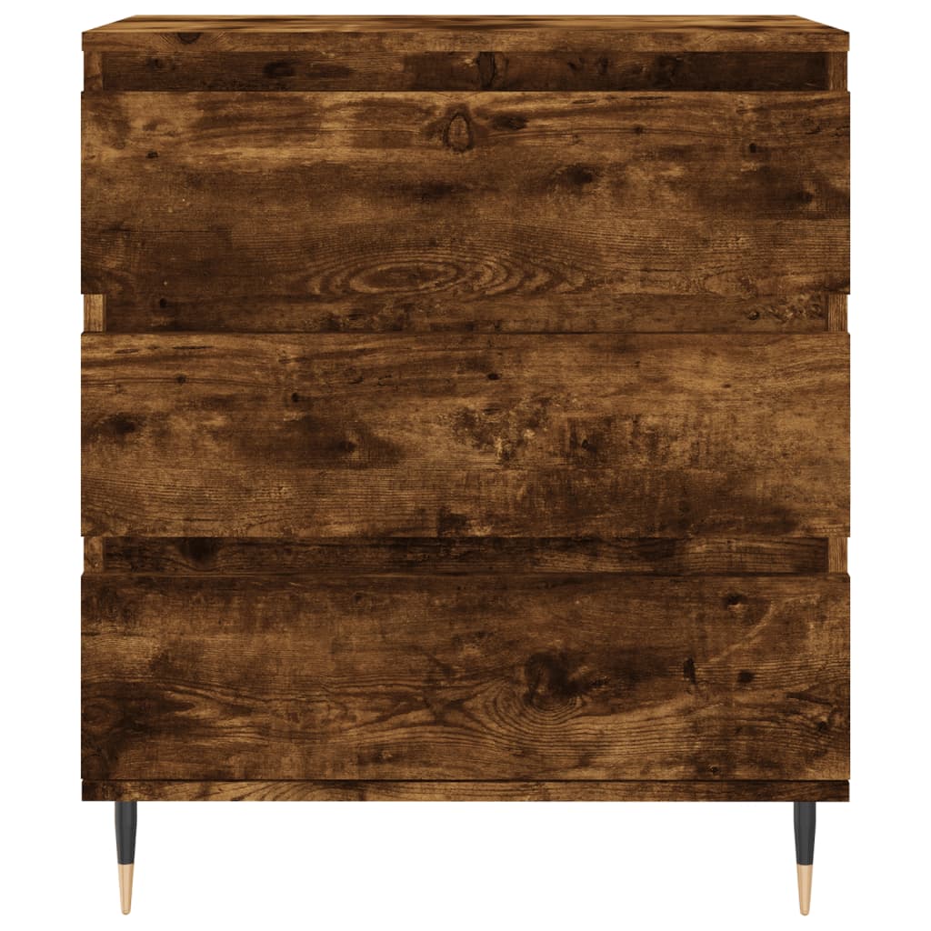 vidaXL Credenza Rovere Fumo 60x35x70 cm in Legno Multistrato
