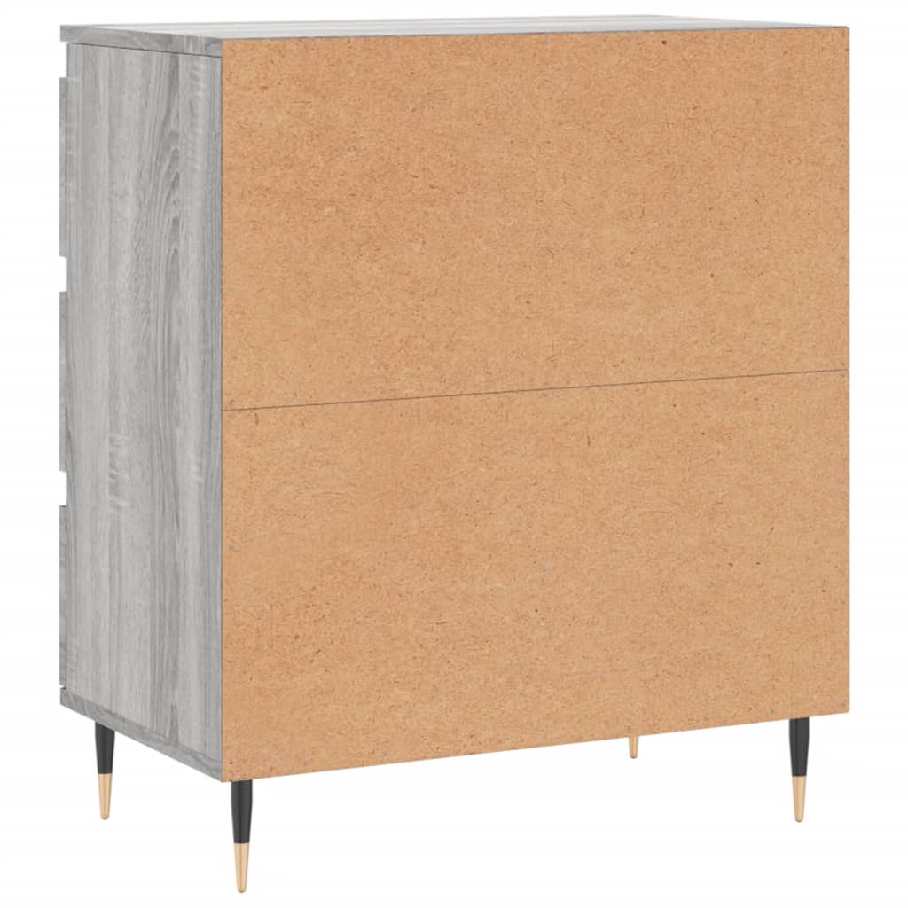 vidaXL Credenza Grigio Sonoma 60x35x70 cm in Legno Multistrato