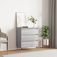 vidaXL Credenza Grigio Sonoma 60x35x70 cm in Legno Multistrato