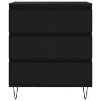 Credenza-Buffet-Armadio da cucina Nero 60x35x70 cm in Legno Multistrato 821332