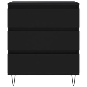Credenza-Buffet-Armadio da cucina Nero 60x35x70 cm in Legno Multistrato 821332