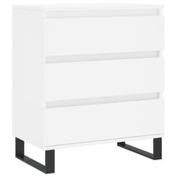 vidaXL Credenza Bianca 60x35x70 cm in Legno Multistrato