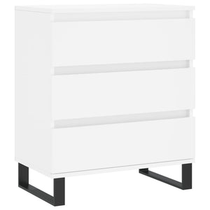 vidaXL Credenza Bianca 60x35x70 cm in Legno Multistrato