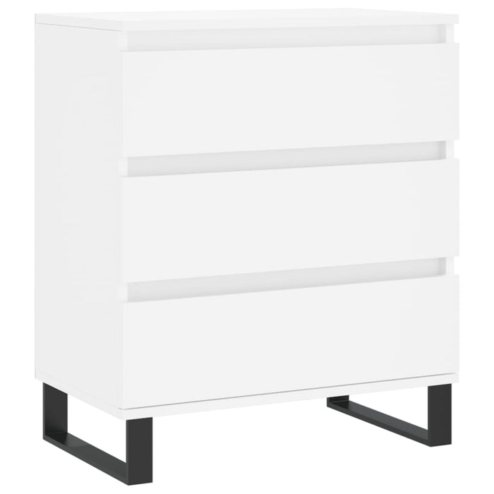 vidaXL Credenza Bianca 60x35x70 cm in Legno Multistrato