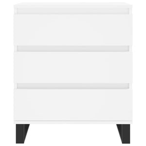 vidaXL Credenza Bianca 60x35x70 cm in Legno Multistrato