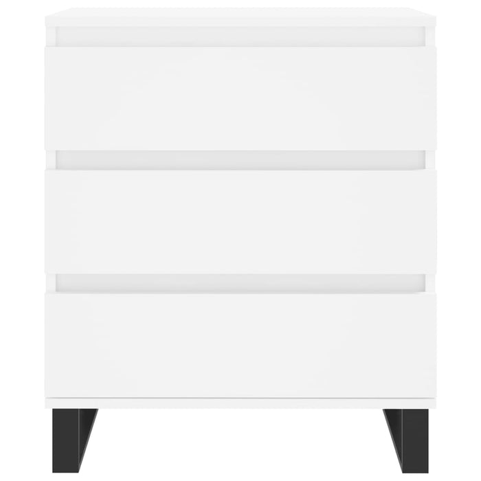 vidaXL Credenza Bianca 60x35x70 cm in Legno Multistrato