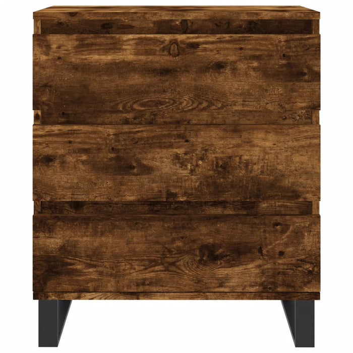 Credenza Rovere Fumo 60x35x70 cm in Legno Multistrato 827193