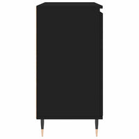 Credenza Nera 101,5x35x70 cm in Legno Multistrato 827197