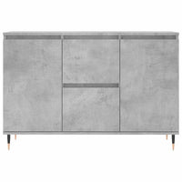 Credenza Grigio Cemento 101,5x35x70 cm in Legno Multistrato 827200