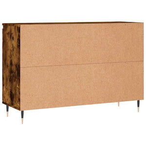 Credenza-Buffet-Armadio da cucina Rovere Fumo 101,5x35x70 cm in Legno Multistrato