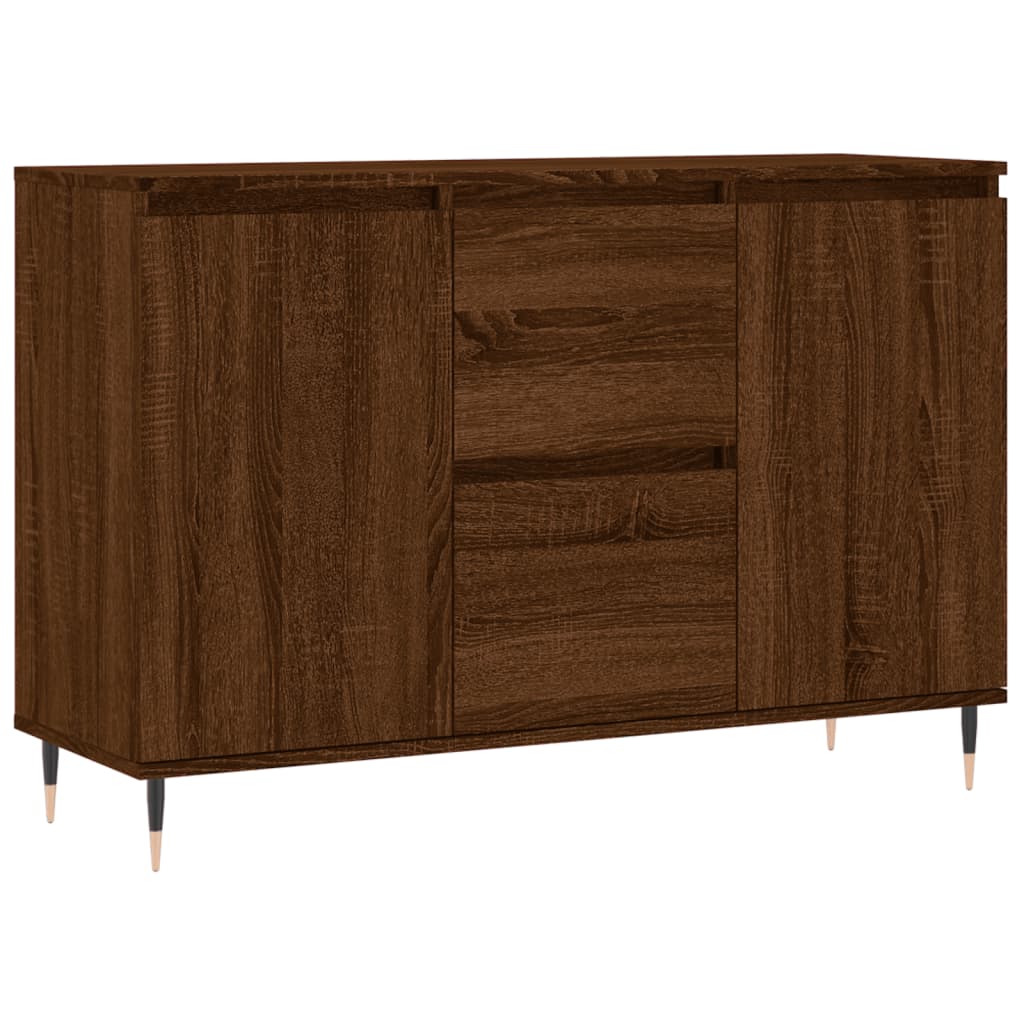 Credenza Rovere Marrone 104x35x70 cm in Legno Multistratocod mxl 104758