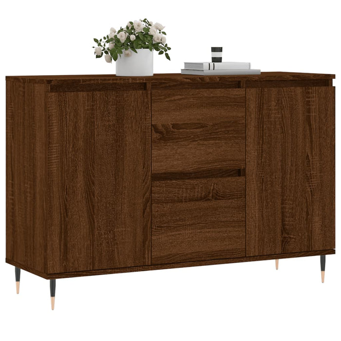 Credenza Rovere Marrone 104x35x70 cm in Legno Multistratocod mxl 104758