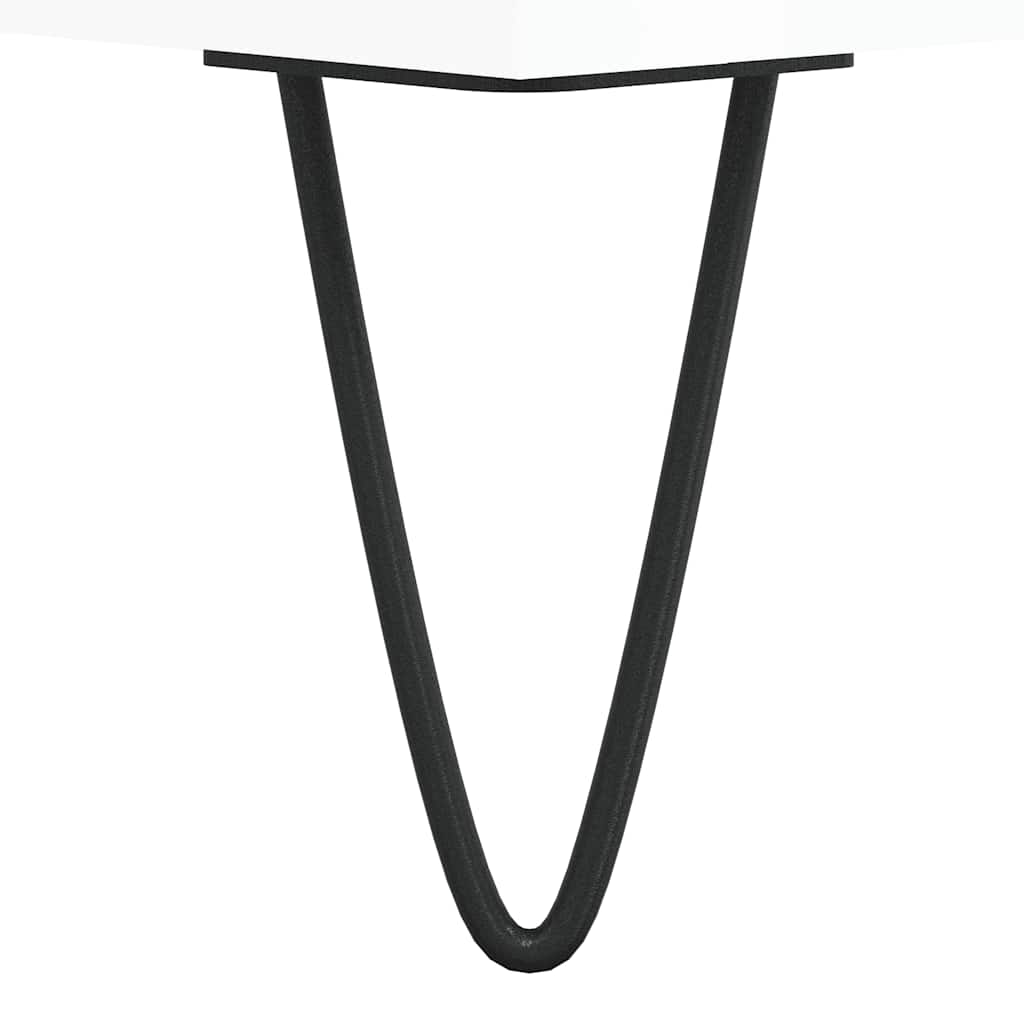 Credenza Bianco Lucido 101,5x35x70 cm in Legno Multistrato 827206