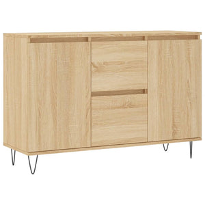 vidaXL Credenza Rovere Sonoma 101,5x35x70 cm in Legno Multistrato