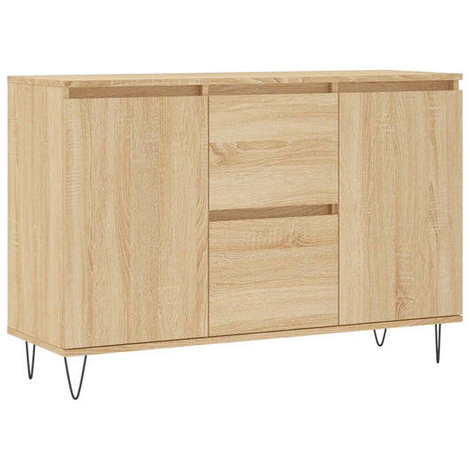 vidaXL Credenza Rovere Sonoma 101,5x35x70 cm in Legno Multistrato