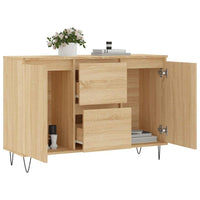 Credenza Rovere Sonoma 101,5x35x70 cm in Legno Multistrato 827207