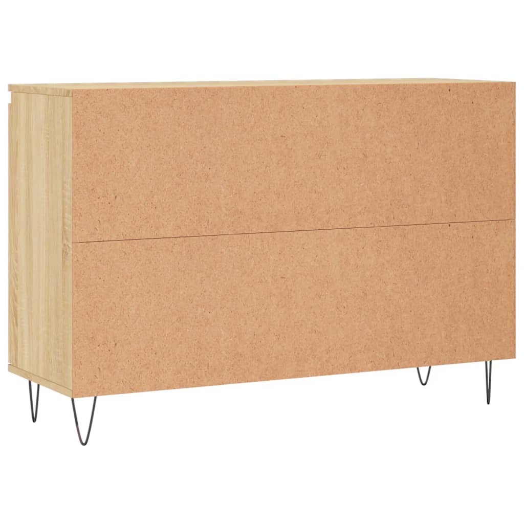 vidaXL Credenza Rovere Sonoma 101,5x35x70 cm in Legno Multistrato