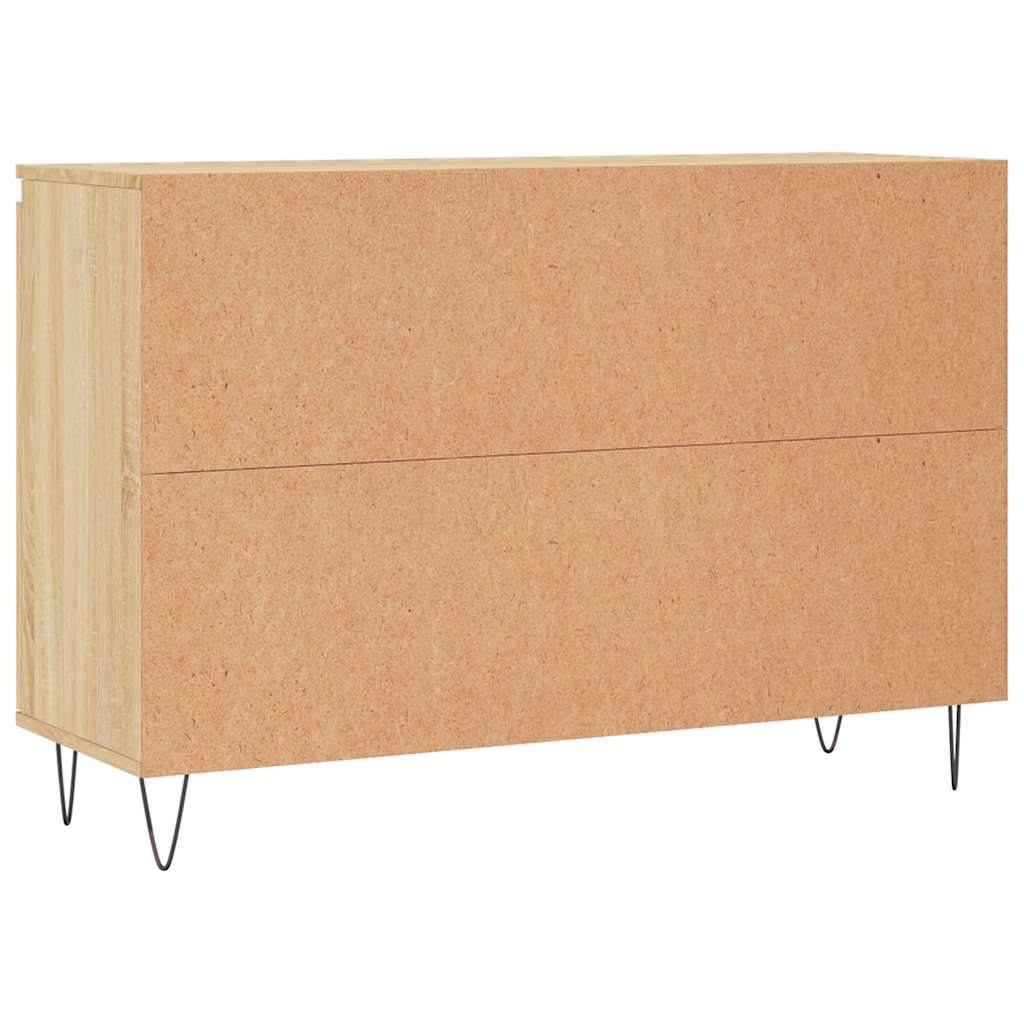 Credenza Rovere Sonoma 101,5x35x70 cm in Legno Multistrato 827207