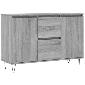 Credenza-Buffet-Armadio da cucina Grigio Sonoma 101,5x35x70 cm in Legno Multistrato