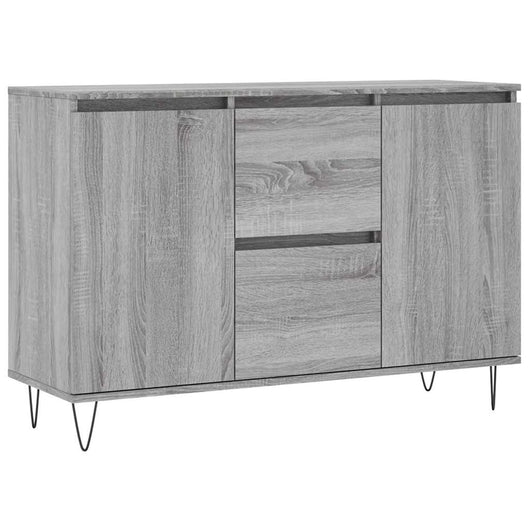 Credenza-Buffet-Armadio da cucina Grigio Sonoma 101,5x35x70 cm in Legno Multistrato