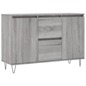 Credenza Grigio Sonoma 104x35x70 cm in Legno Multistratocod mxl 129083