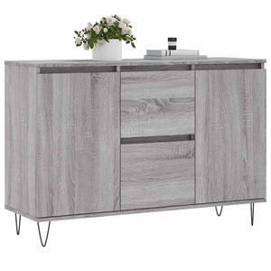 Credenza-Buffet-Armadio da cucina Grigio Sonoma 101,5x35x70 cm in Legno Multistrato