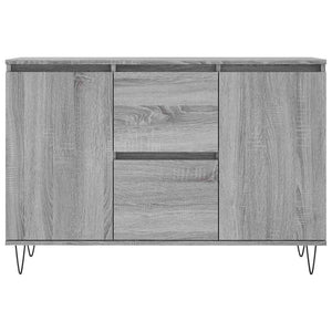 Credenza-Buffet-Armadio da cucina Grigio Sonoma 101,5x35x70 cm in Legno Multistrato