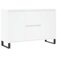 Credenza-Buffet-Armadio da cucina Bianca 101,5x35x70 cm in Legno Multistrato 340298