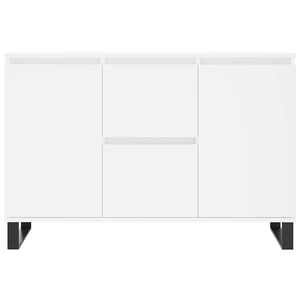 Credenza Bianca 104x35x70 cm in Legno Multistrato 827212