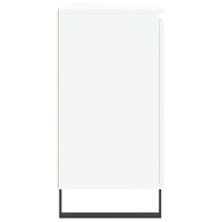 Credenza-Buffet-Armadio da cucina Bianca 101,5x35x70 cm in Legno Multistrato 340298