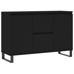 Credenza Nera 104x35x70 cm in Legno Multistrato 827213