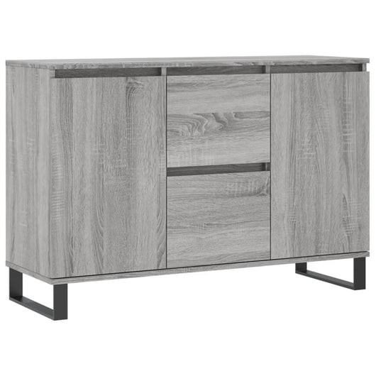 Credenza cassettiera cassettiera mobile contenitore organizer cucina soggiorno salonsonoma 104 x 35 x 70 cm derivati ​​del legno grigio 02_0036280