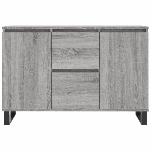 Credenza cassettiera cassettiera mobile contenitore organizer cucina soggiorno salonsonoma 104 x 35 x 70 cm derivati ​​del legno grigio 02_0036280