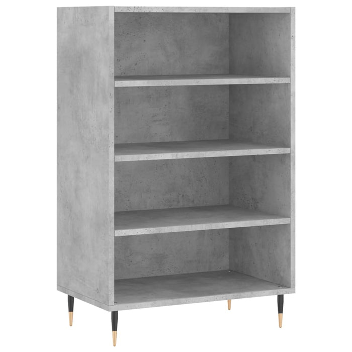 Credenza Grigio Cemento 57x35x90 cm in Legno Multistrato 827224