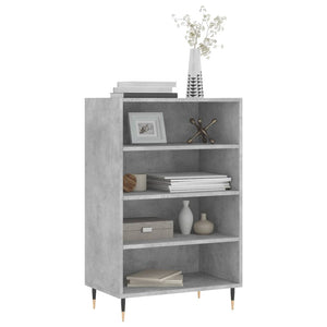 Credenza Grigio Cemento 57x35x90 cm in Legno Multistrato 827224