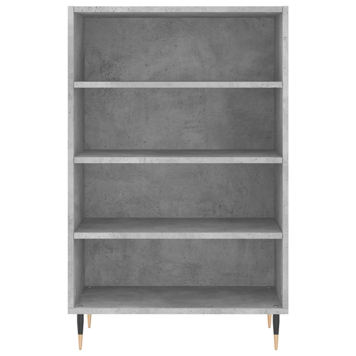 Credenza Grigio Cemento 57x35x90 cm in Legno Multistrato 827224