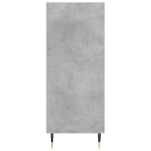 Credenza Grigio Cemento 57x35x90 cm in Legno Multistrato 827224
