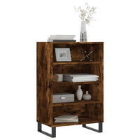 Credenza Rovere Fumo 57x35x90 cm in Legno Multistrato 827241