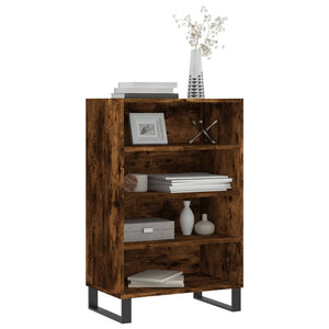 Credenza Rovere Fumo 57x35x90 cm in Legno Multistrato 827241