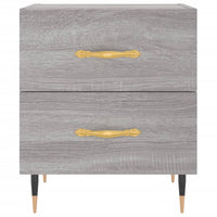 Comodino Grigio Sonoma 40x35x47,5 cm in Legno Multistrato 827272
