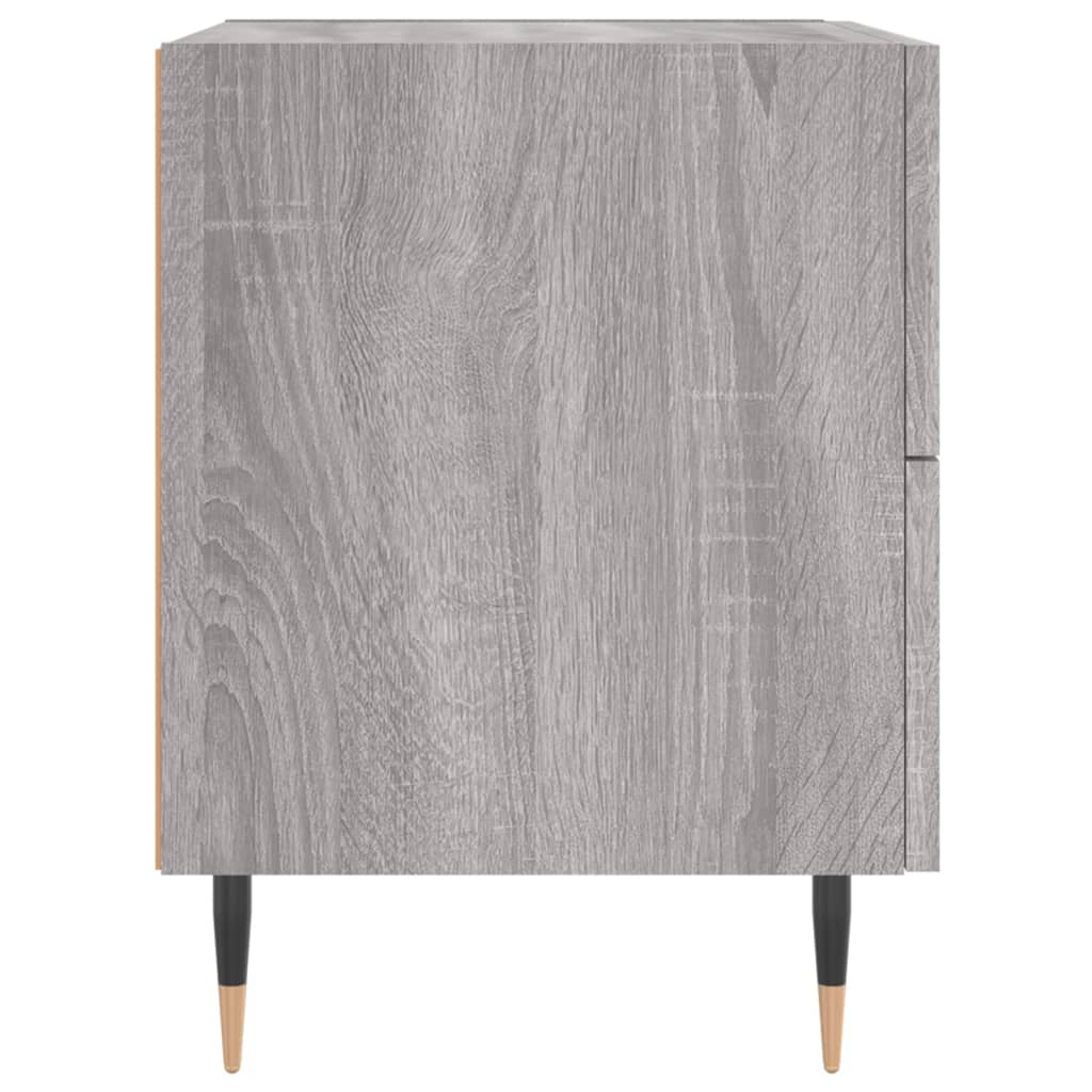 Comodino Grigio Sonoma 40x35x47,5 cm in Legno Multistrato 827272