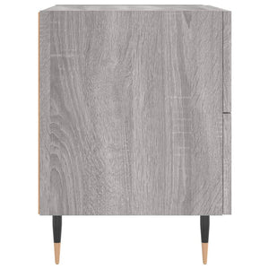 Comodino Grigio Sonoma 40x35x47,5 cm in Legno Multistrato 827272