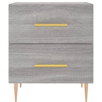 vidaXL Comodino Grigio Sonoma 40x35x47,5 cm in Legno Multistrato