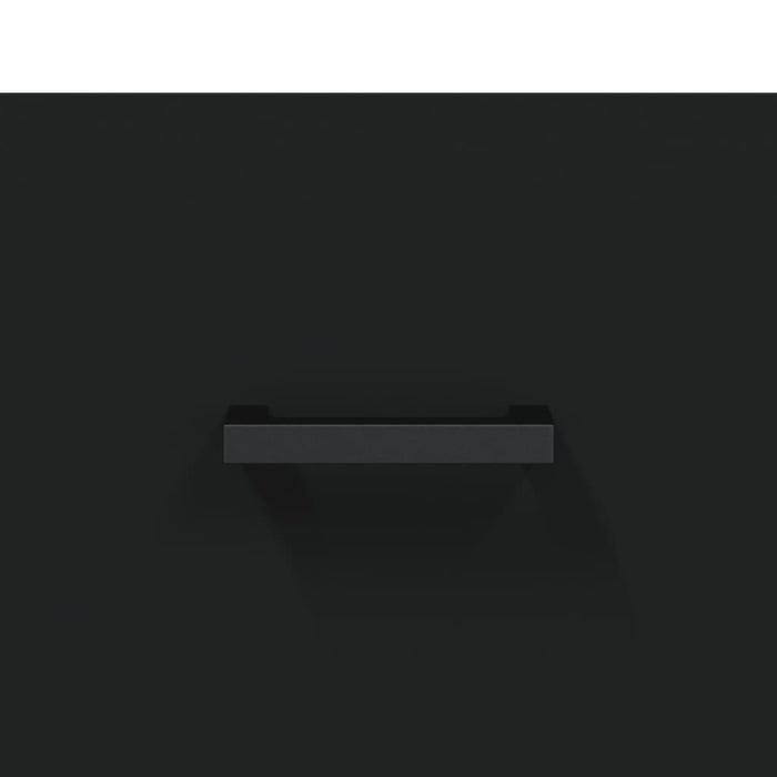 Comodini 2 pz Neri 40x35x47,5 cm in Legno Multistrato 827311