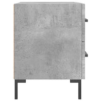 Comodini 2 pz Grigio Cemento 40x35x47,5 cm in Legno Multistrato 827317