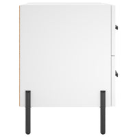 vidaXL Comodino Bianco 40x35x47,5 cm in Legno Multistrato